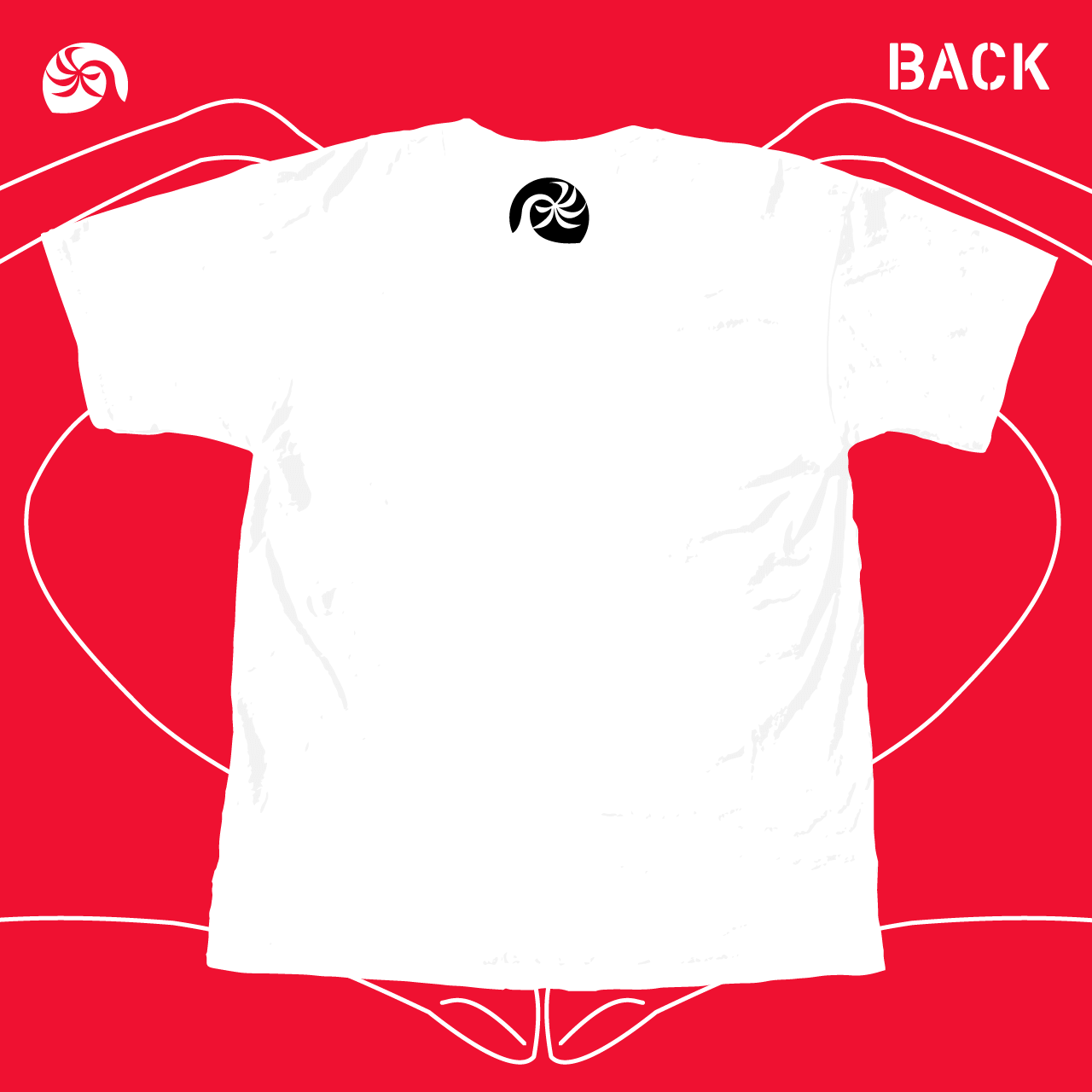 Ubuntu shirt palmenstrand back